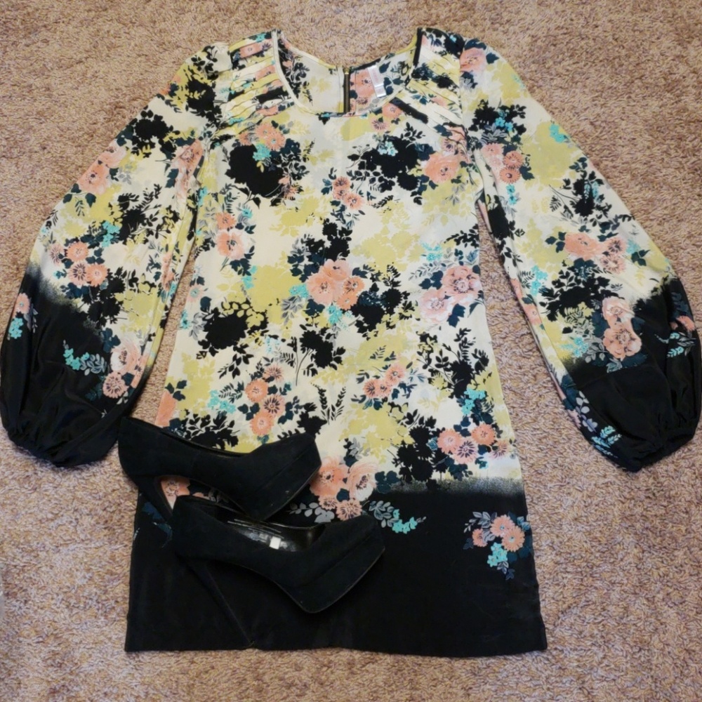 Floral Peasant dress
